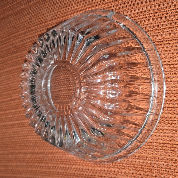 Val St Lambert Crystal Ashtray Set - Picture 6 of 8